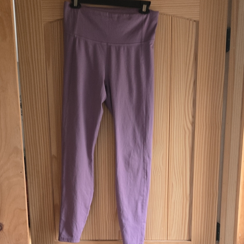 Purple High-Waisted Leggings